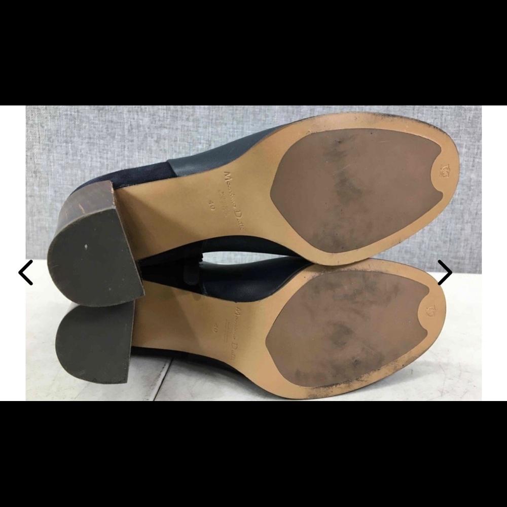 Massimo Dutti Block Heeled Bootie Size 40 - image 4